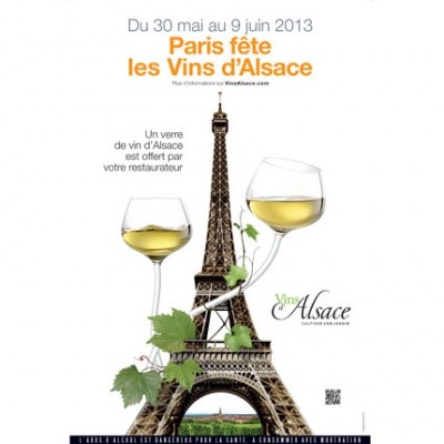 Paris fête les vins d’Alsace du 30 mai au 9 juin 2013